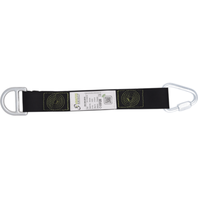 Avtagbart forlengelsesbånd med D-ring 45 mm