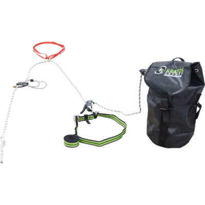 2-i-1 glidende fallsikringssystem med evakueringsfunksjon - lengde 50 mtr