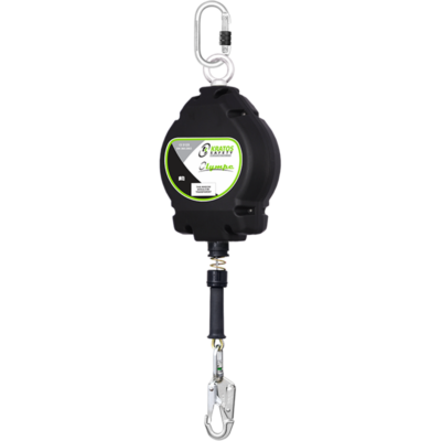 Fallsikringsblokk aluminium foringsrør i galvanisert ståltau 15m, ATEX