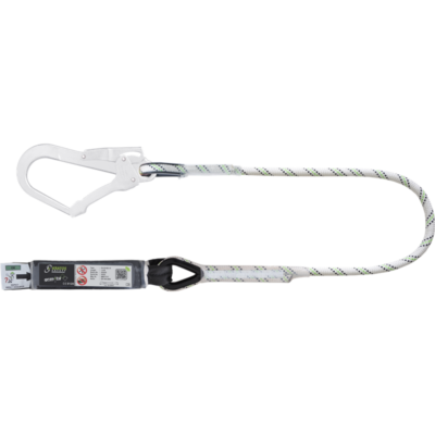 Kjernemanteltau 1,8 mtr med falldemper og stillaskrok