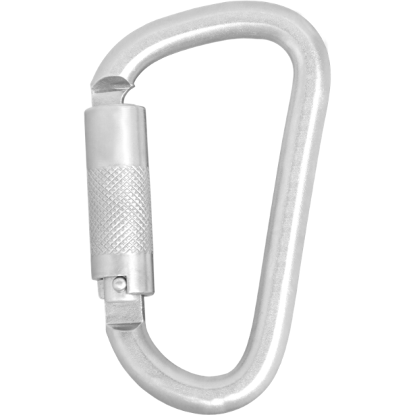 Karabiner kvartturnlås stål 23 mm