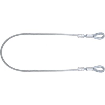 Forankring plastbelagt ståltau, 1 mtr. Klasse B